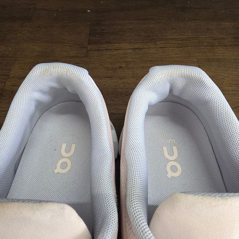 On Cloud Cloud 5 Running Shoes Women Size 10.5 Pink CloudTec Low Top Sneakers - Picture 10 of 11